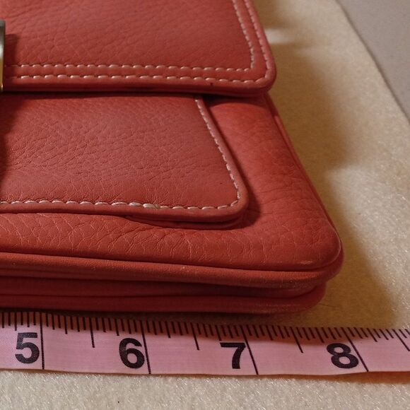 Talbot's Pink Mini Leather bag Cottagecore Grandmacore - Picture 7 of 8